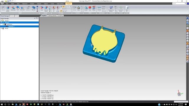 Geomagic Wrap Basic Workflow смотреть онлайн