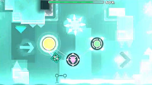 Geometry Dash 幾何衝刺: Bliss By Twistaah 100% (Daily Level) (1 coin) (60fps gameplay) смотреть онлайн