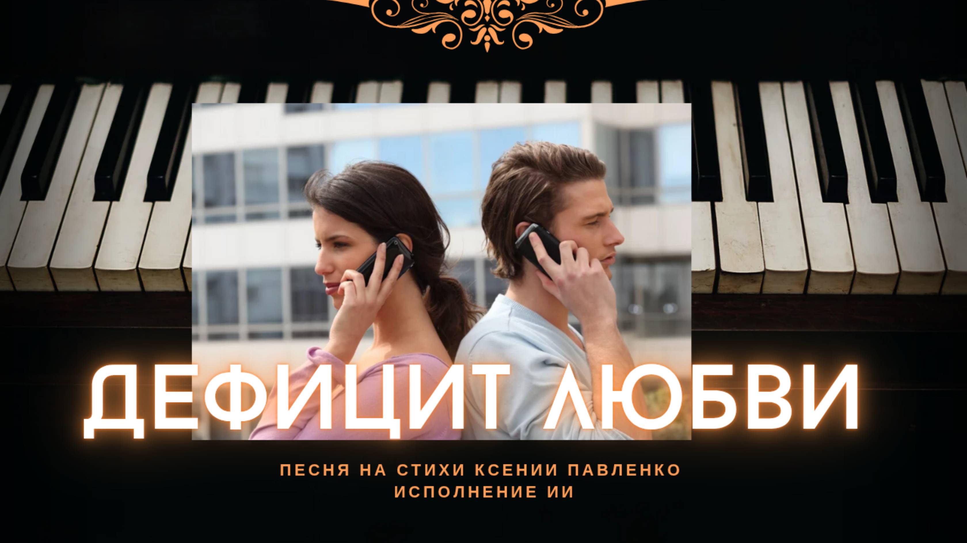 "ДЕФИЦИТ ЛЮБВИ "песня на стихи Ксении Павленко смотреть онлайн