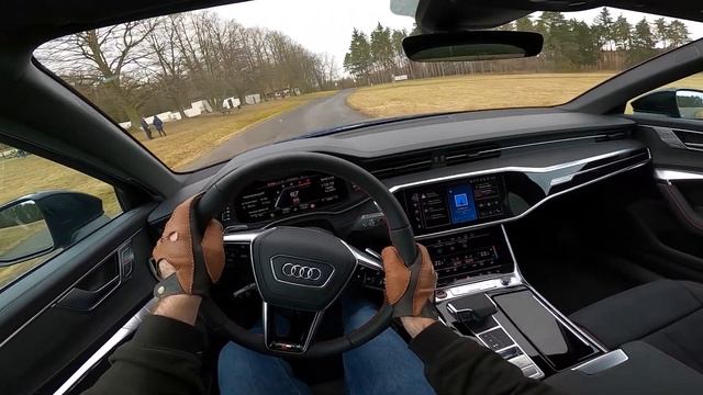 2024 Audi S6 Avant (facelift) | POV test drive смотреть онлайн