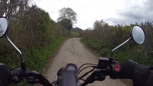Should I or Shouldn't I? Dick Considers Taking his CT125 Down Some Greenlanes in North Wales смотреть онлайн