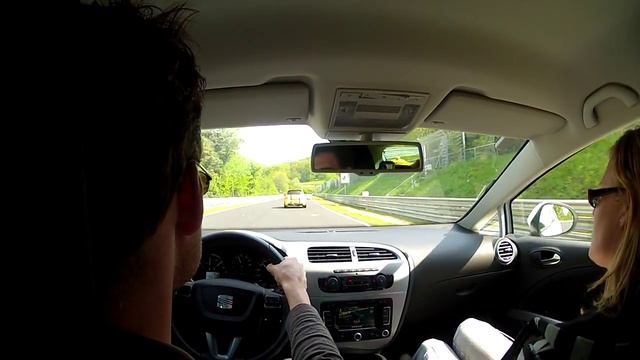 Seat Leon 1.8 TSI on Nürnburgring Nordschleife 2nd time смотреть онлайн