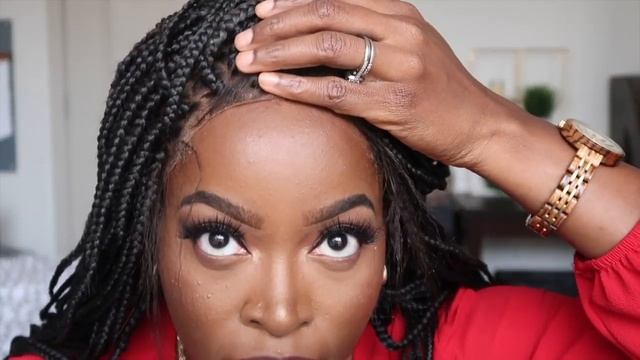 The BEST BRAIDLESS OPTION FOR BOX BRAIDS| No Ruberband Method| Under 10 mins + Box Braid Styles смотреть онлайн