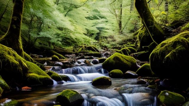 Пение птиц в лесу _ Журчание ручья слушать смотреть онлайн