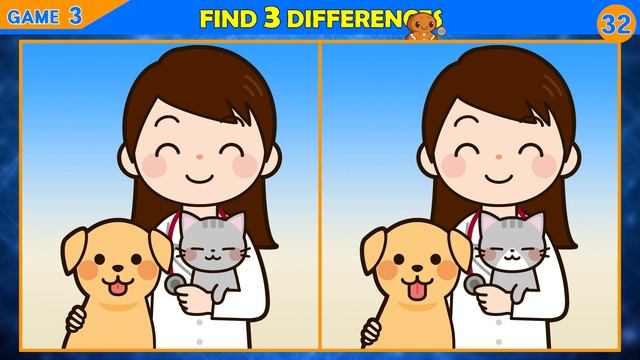 【Find the Difference】 For your smart brain! Find the difference in 90 seconds! смотреть онлайн