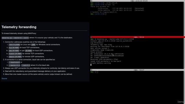 2.5. Telemetry forwarding смотреть онлайн