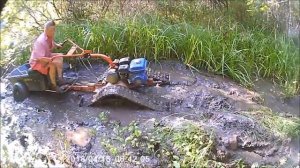 Мотоблок по реальной грязи