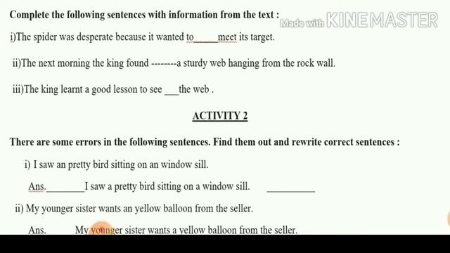 Class 6 answer of 2nd part of the Model Activity tasks sub English. смотреть онлайн