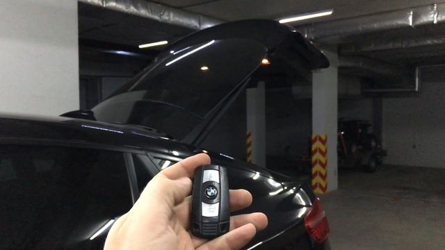 E71 X6 closing trunk with single click смотреть онлайн