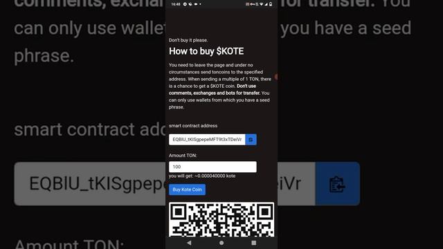 NFT PROJECTS KOTE COIN FIRST JETTON TOKEN AND ICO ON TON #nft #makemoneyonline #cloudmining #cloud смотреть онлайн
