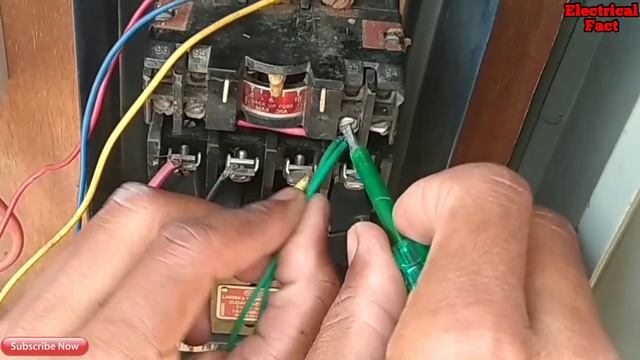 Auto switch connection | 3 फेज ऑटो स्विच कनेक्शन | ऑटो स्विच मोटर स्टार्टर कनेक्शन | Electrical Fac смотреть онлайн