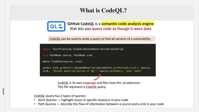 CodeQL Overview - GitHub Advanced Security