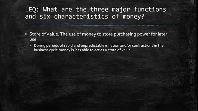 Unit 4 Characteristics of Money Spring 2016 смотреть онлайн