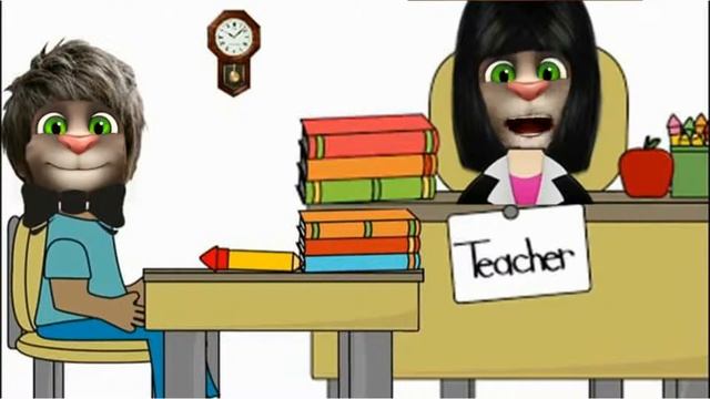 Teacher - Student Comedy - Talking Tom Hindi Videos 2 смотреть онлайн