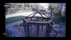 Строительство уличного вольера для белок (Timelapse)