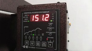 Муфельная печь - демонстрация настройки режимов программатора.