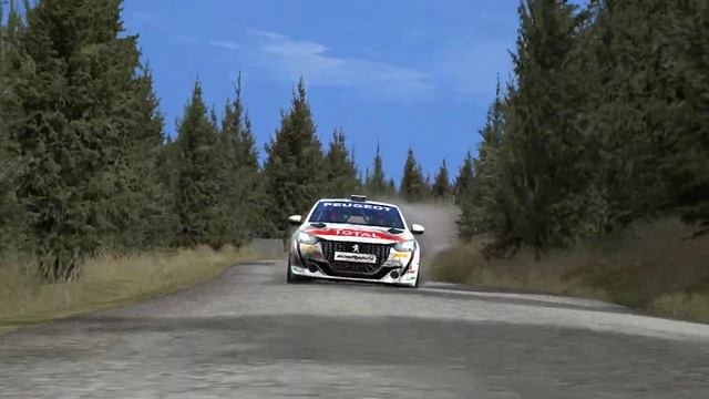 RBR Richard Burns Rally - Chirdonhead - Peugeot 208 Rally4 смотреть онлайн