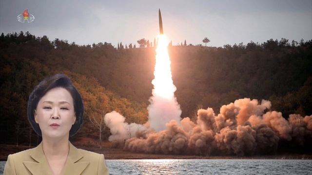В КНДР Проведены учения по запуску ракет 서부전선의 중요작전임무를 담당하고있는 군부대에서 미싸일발사훈련 진행하였다 смотреть онлайн