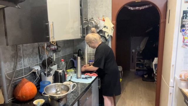 Как я жарю картошку с куриными сердечками и печенками!