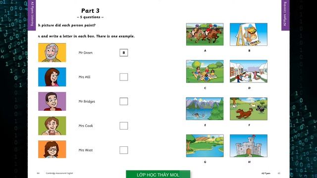 Listening SAMPLE TEST 2 Volume 2 - A2 Flyers SAMPLE PAPERS for revised exam from 2018 смотреть онлайн