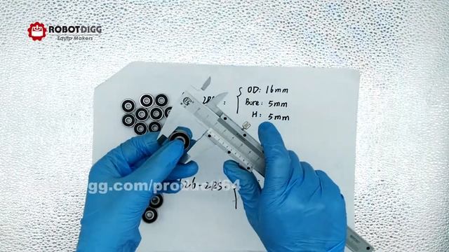 RobotDigg ball bearing 625-2RS and 626-2RS смотреть онлайн