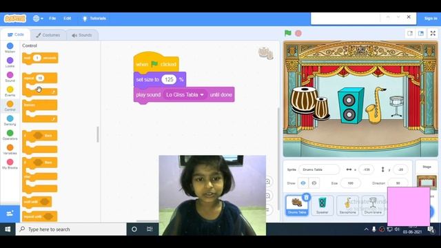 Scratch Coding | Music Project | BY Ranvi Somwanshi | Class II Lily | STNMS, Latur смотреть онлайн