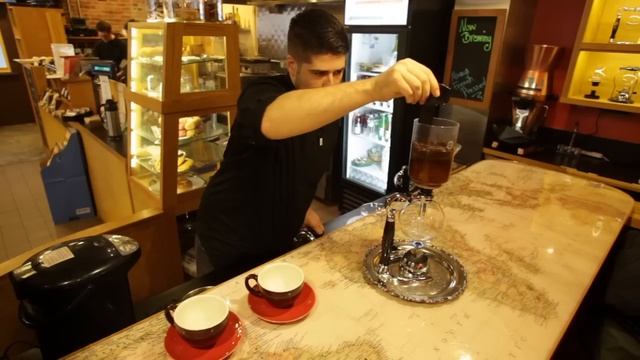Siphon Coffee Brewing at Seattle Coffee Works смотреть онлайн