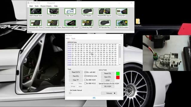 ELV ESL Personalized FASTEST MERCEDES KEY Programmer смотреть онлайн