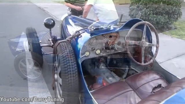 Bugatti Type 35C 1935 - Fly By Start Acceleration смотреть онлайн