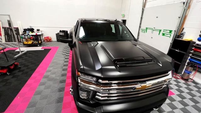 Chevrolet Silverado 3500HD | KAVACA Matte PPF | Ceramic Pro White Marsh Detail Solutions Baltimore смотреть онлайн