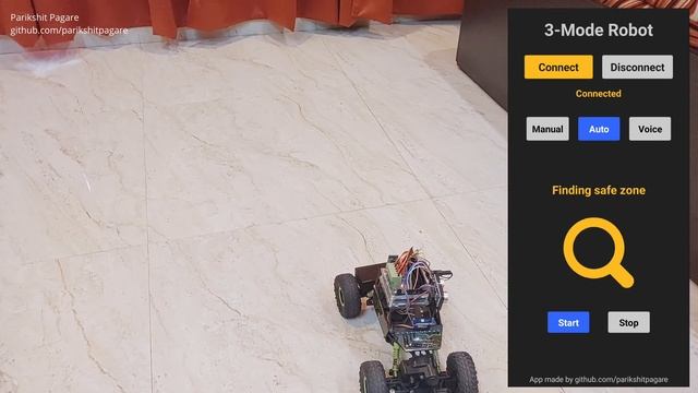 Arduino based 3-Mode Bluetooth Robot Car | Voice Controlled & Obstacle Avoiding | Android App смотреть онлайн