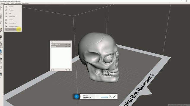 Meshmixer How to Boolean Difference смотреть онлайн