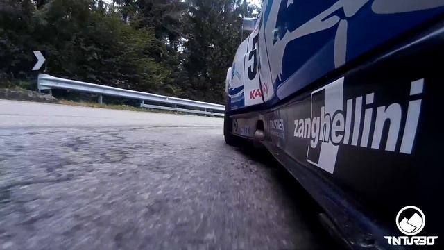 Marco Sbrollini // Lancia Delta Evo // Alpe del Nevegal 2015 смотреть онлайн