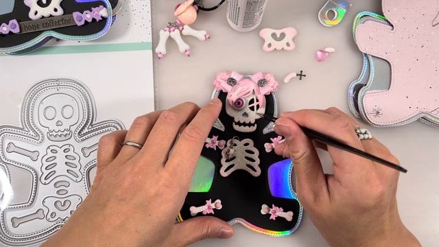 Skeleton Mini Album Tutorial - Scrap Diva Designs @ScrapDiva29 #scrapdivadesigns #scrapbooking смотреть онлайн