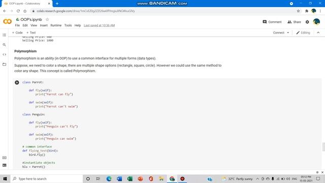 Encapsulation and Polymorphism | OOP'S Concept | Python смотреть онлайн
