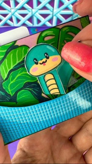 Змейка из бумаги по схемам #модакнет #moducknet 🐍