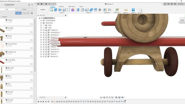 AEROPLANE Part 16 - Assembly | Fusion 360 Moscow Polytech | Московский Политех смотреть онлайн