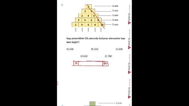 PASCAL TYT MATEMATİK SORU BANKASI SAYFA 33 SORU 1 смотреть онлайн