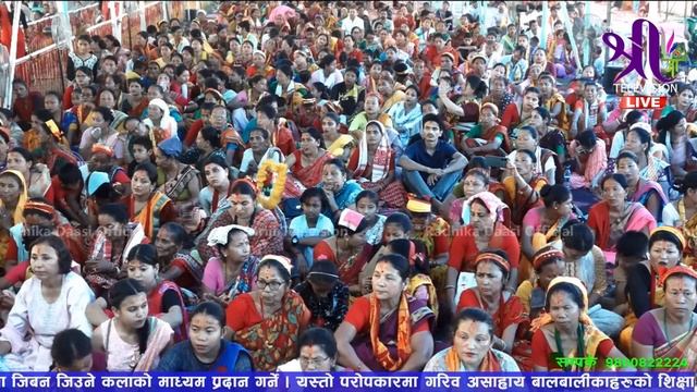 Day - 6 श्रीमद् भागवत Bhagawat Katha सोनाई मिरि नेपाली, लोक्रा, शोणितपुर, असम, Radhika Daasi Ji смотреть онлайн