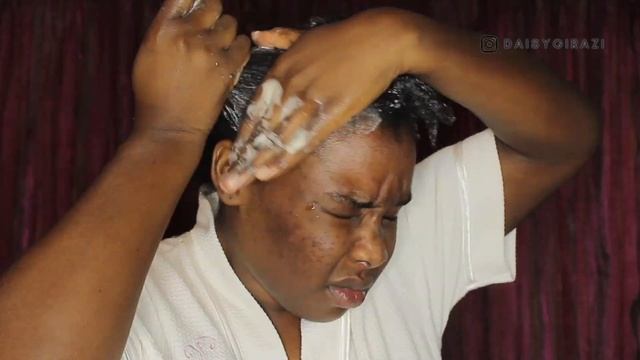 Dermatitis Wash Day Routine w/ROOIBOS TEA | Wash Day Routine for Natural Hair | *Black Tea Rinse* смотреть онлайн