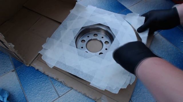 How to spray paint brake discs/rotors смотреть онлайн