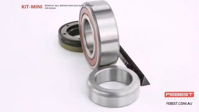 KIT-MINI REPAIR KIT, BALL BEARING REAR AXLE SHAFT 35X72X22 FOR NISSAN смотреть онлайн