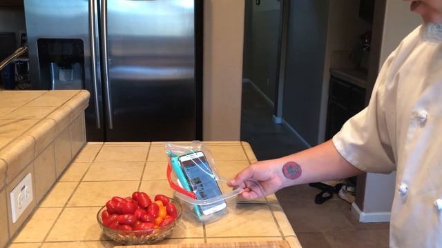 Best way to keep my phone or tablet clean & dry while cooking. смотреть онлайн