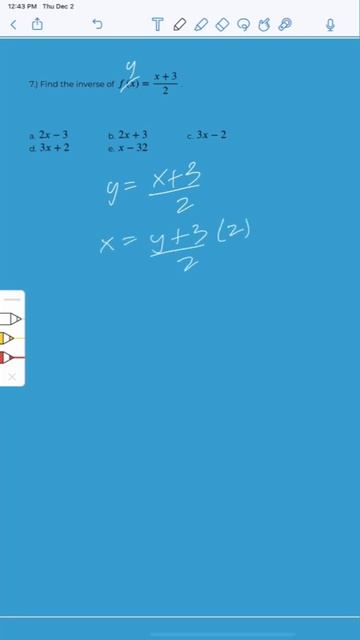 Find the inverse of a function смотреть онлайн