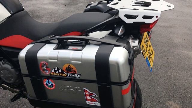 BMW G650GS 2015 White смотреть онлайн