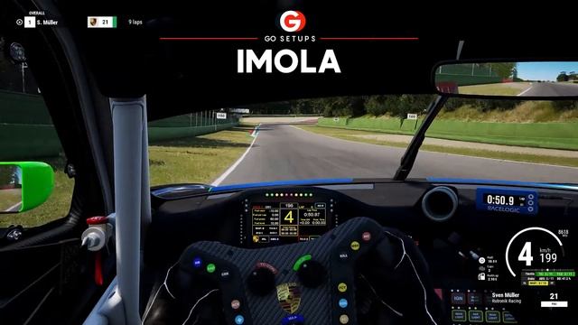 Imola 1.40.2 - Porsche 991 II GT3 R - GO Setups | ACC смотреть онлайн