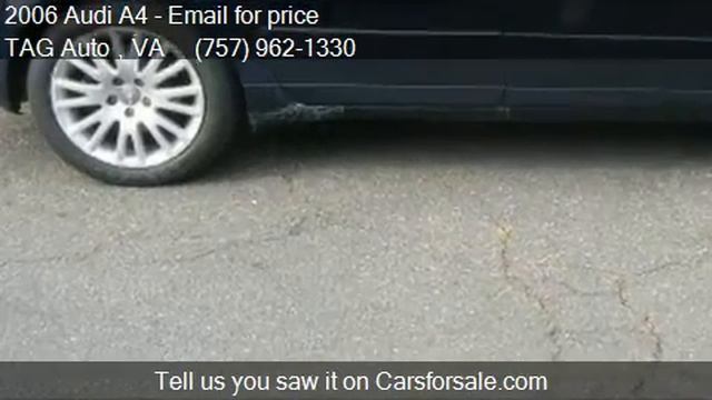 2006 Audi A4 2.0 T quattro with Tiptronic - for sale in Virg смотреть онлайн