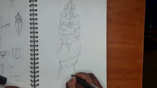 DRAWING ALBEDO(OVERLORD) IN MY ART STYLE(TIMELAPSE) смотреть онлайн