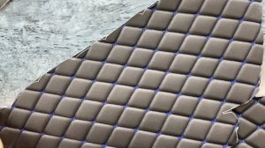 Вставки дверные для Hyundai Solaris / Хендай Солярис (2011-2017) декоративный черный ромб синяя нит