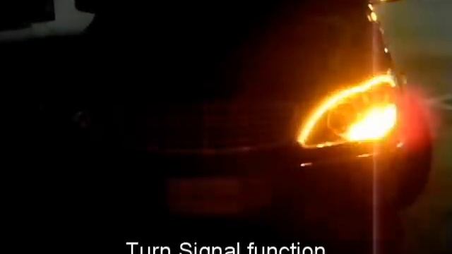 Multi-Function LED strip by www.carlight.com (LED DRL, Turn Signal, Brake light) смотреть онлайн
